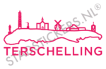 Sticker Terschelling - Roze