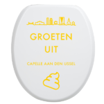 Toiletbrilsticker-Capelle-aan-den-ijssel-Geel