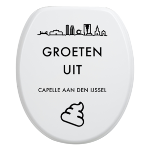 Toiletbrilsticker-Capelle-aan-den-ijssel-Zwart