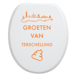 Toiletbrilsticker - Terschelling - Afbeelding 3