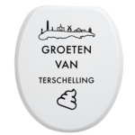 Toiletbrilsticker - Terschelling