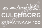 Containersticker Culemborg - Wit