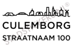 Containersticker Culemborg - Zwart