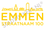 Containersticker Emmen - Geel