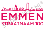 Containersticker Emmen - Roze