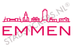 Muursticker Emmen - Roze