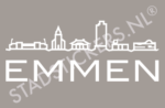Muursticker Emmen - Wit