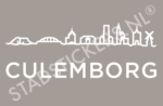 Sticker Culemborg - Wit