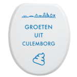 Toiletbrilsticker Culemborg - Blauw