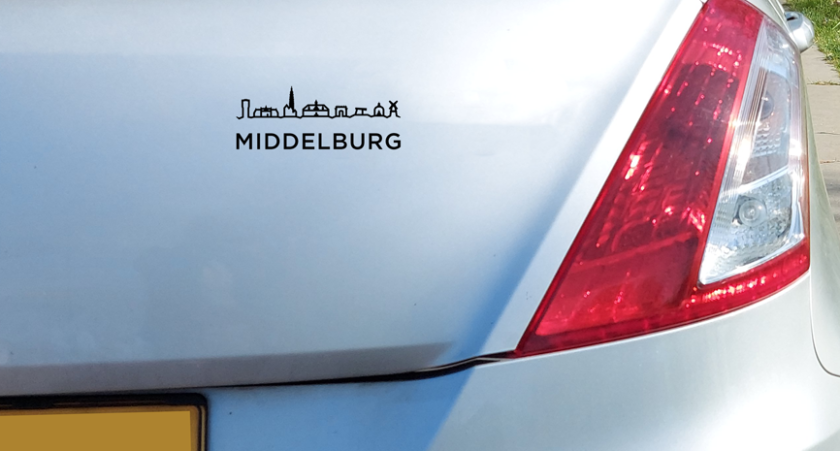 Autosticker Middelburg