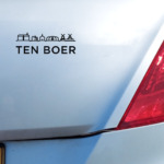 Autosticker Ten-Boer