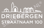 Containersticker Driebergen - Wit