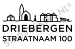 Containersticker Driebergen - Zwart