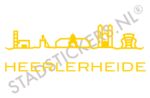 Muursticker Heerlerheide - Geel