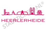 Muursticker Heerlerheide - Roze