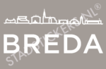 Sticker Breda - Wit