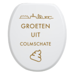 Toiletbrilsticker Colmschate - Goud