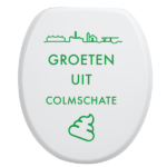 Toiletbrilsticker Colmschate - Groen