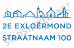 Containersticker 2e-Exloermond - Blauw