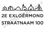 Containersticker 2e-Exloermond - Zwart