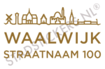 Containersticker Waalwijk - Goud