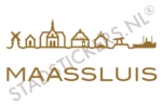 Muursticker-Maassluis-Goud