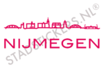 Muursticker-Nijmegen-Roze