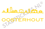 Muursticker Oosterhout - Geel