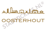 Muursticker Oosterhout - Goud
