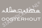 Muursticker Oosterhout - Wit