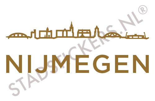 Sticker-Nijmegen-Goud