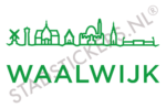 Sticker Waalwijk - Groen