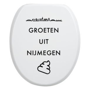 Toiletbrilsticker-Nijmegen-Zwart