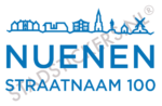 Containersticker Nuenen - Blauw