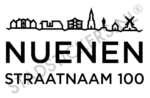 Containersticker Nuenen - Zwart