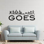 Muursticker Goes