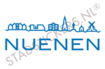 Muursticker Nuenen - Blauw