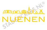 Muursticker Nuenen - Geel