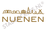 Muursticker Nuenen - Goud