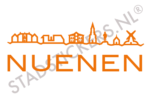 Muursticker Nuenen - Oranje
