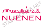 Muursticker Nuenen - Roze
