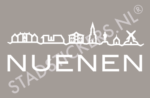 Muursticker Nuenen - Wit