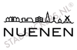 Muursticker Nuenen - Zwart