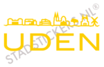 Muursticker Uden - Geel