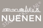Sticker Nuenen - Wit