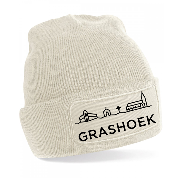 Muts-Grashoek-Creme-Zwart Muts - Grashoek - Afbeelding 4