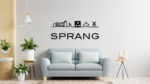 Muursticker - Sprang