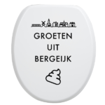 Toiletbrilsticker - Bergeijk