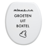 Toiletbrilsticker - Boxtel