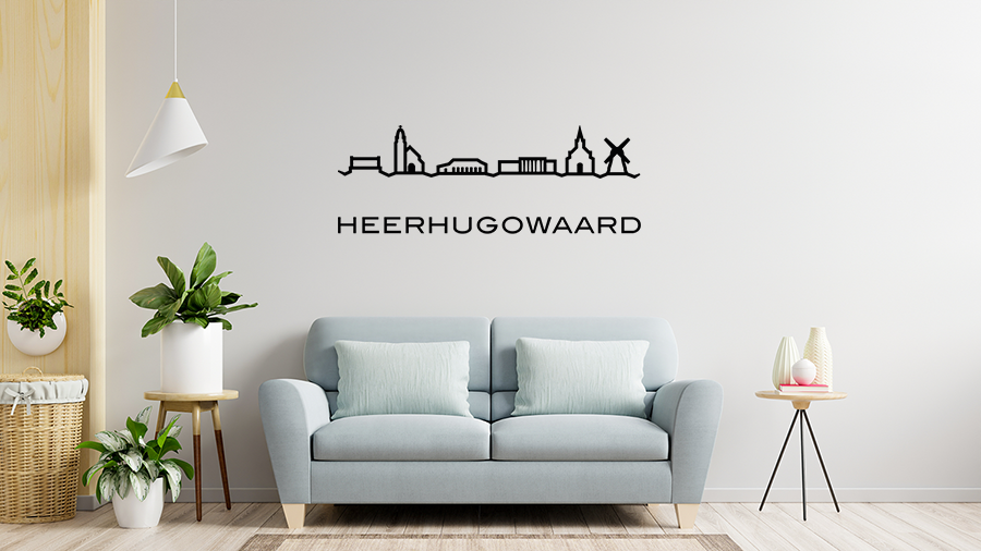 Muursticker-Heerhugowaard Muursticker - Heerhugowaard - Afbeelding 1